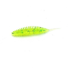 Силіконова приманка Maggot 1.7`` (43mm) Chartreuse Neon 07 (20 шт. в упаковці)